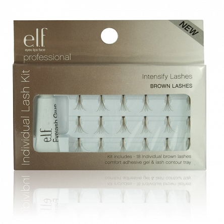 e.l.f. Sztuczne rzęsy, Individual Lash Kit, brąz