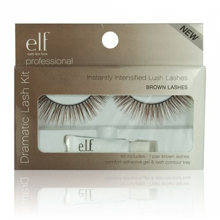 e.l.f. Sztuczne rzęsy, Dramatic Lash Kit, brąz